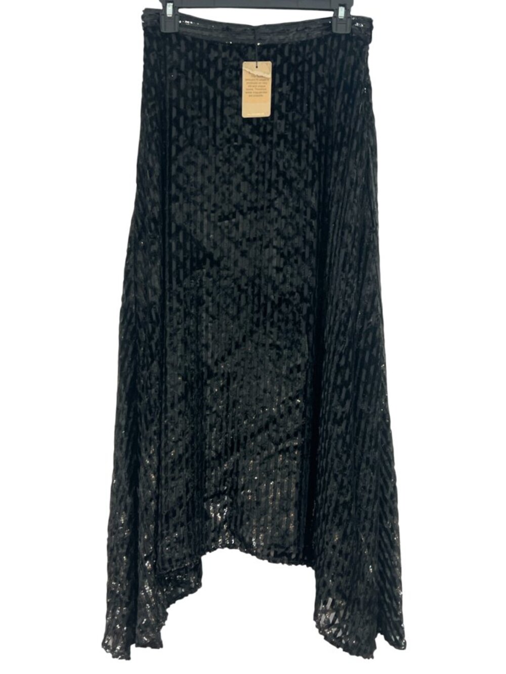 Rachel Comey Gimlet Skirt Burnout Lurex Black Size 6